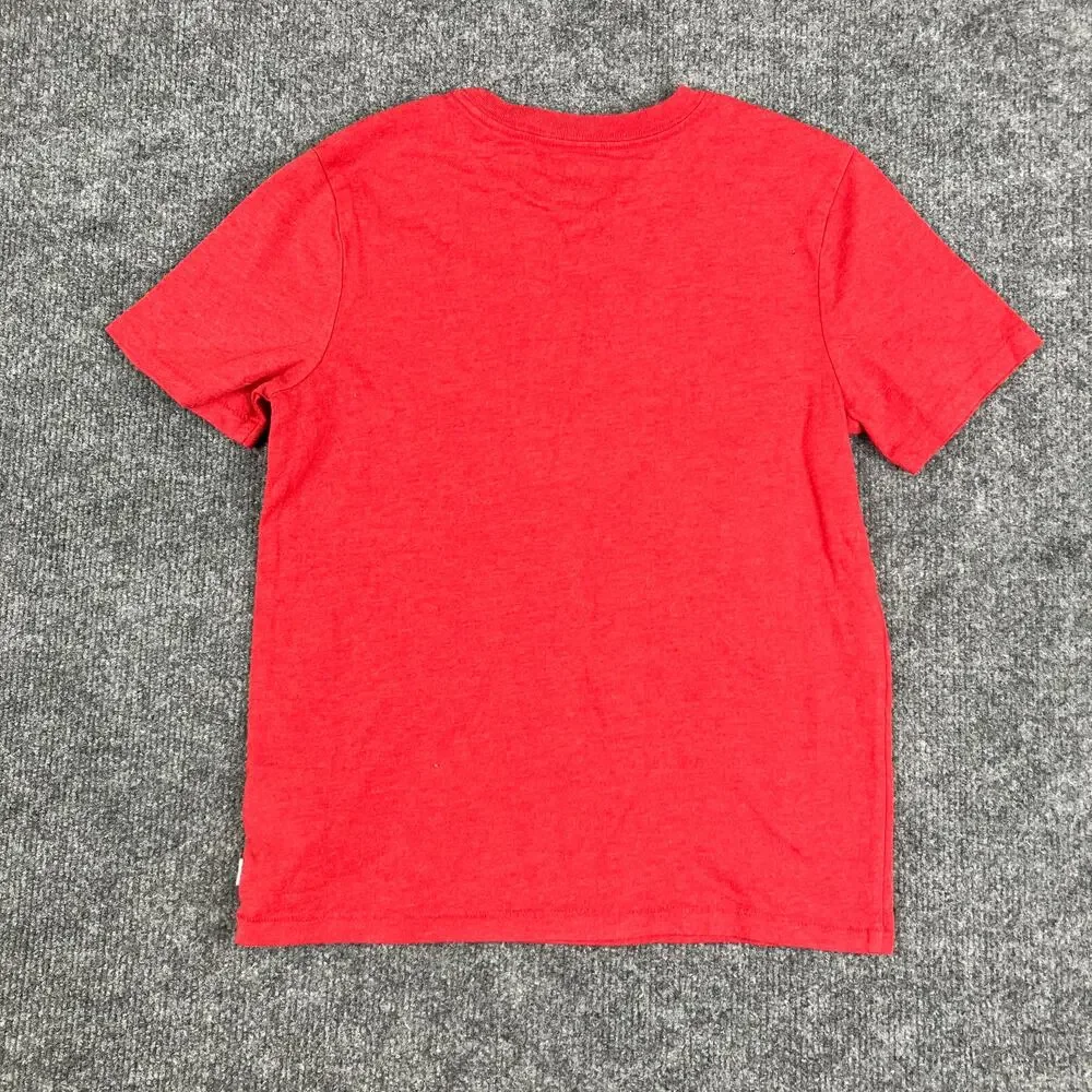 Gap T-Shirt Boys Size M Red Flash DC‎ Comics Graphic Short Sleeve Crew Casual
